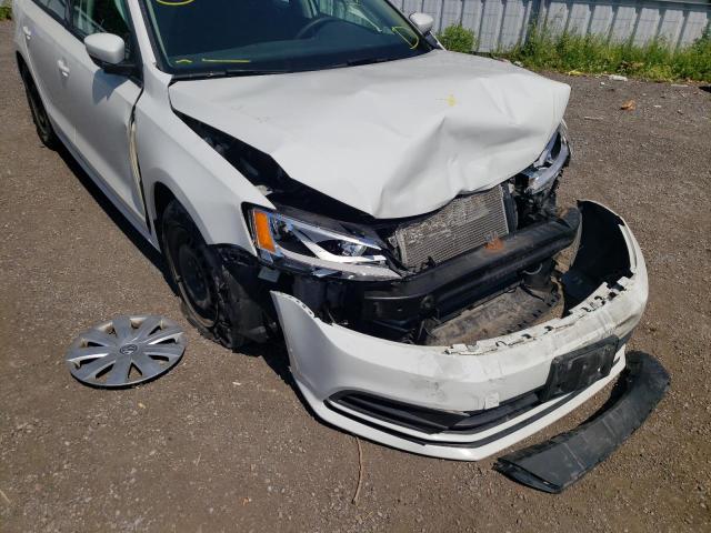 3VW2K7AJ9FM274349 - 2015 VOLKSWAGEN JETTA BASE Սպիտակ լուսանկար 9