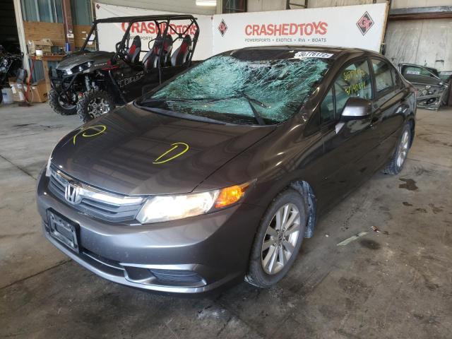 19XFB2F93CE042390 - 2012 HONDA CIVIC EXL 灰色 照片 2