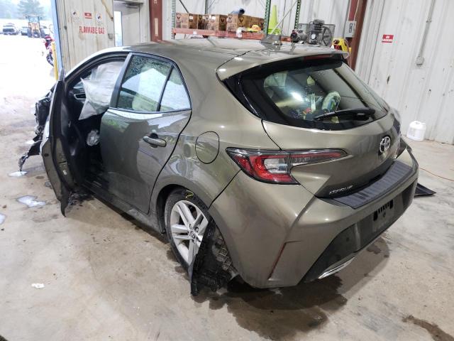 JTNK4RBE7K3038865 - 2019 TOYOTA COROLLA SE TAN photo 3