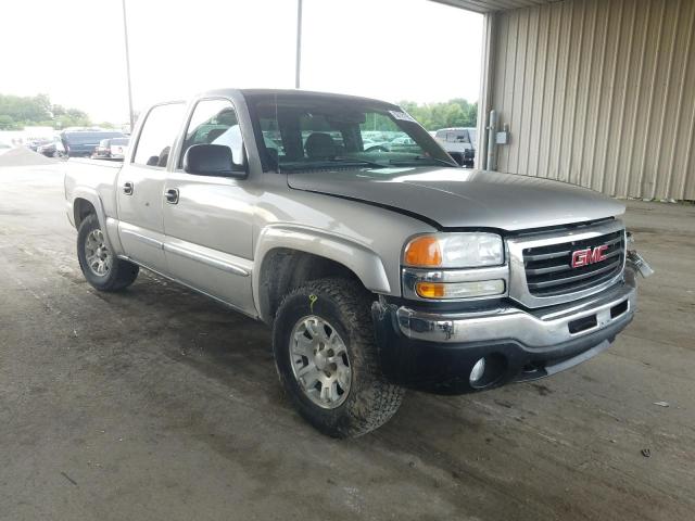 2GTEK13T851333487 - 2005 GMC SIERRA BEIGE photo 1