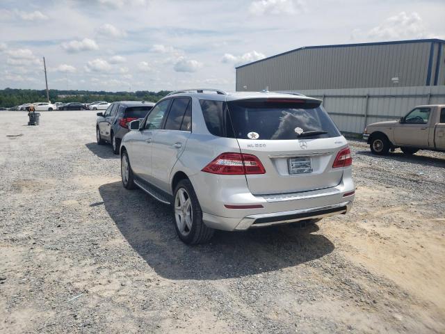 4JGDA7DB4EA309566 - 2014 MERCEDES-BENZ ML 550 4MA SILVER photo 3