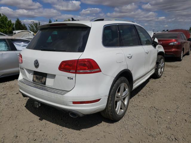 WVGDP9BP4ED004639 - 2014 VOLKSWAGEN TOUAREG TD WHITE photo 4