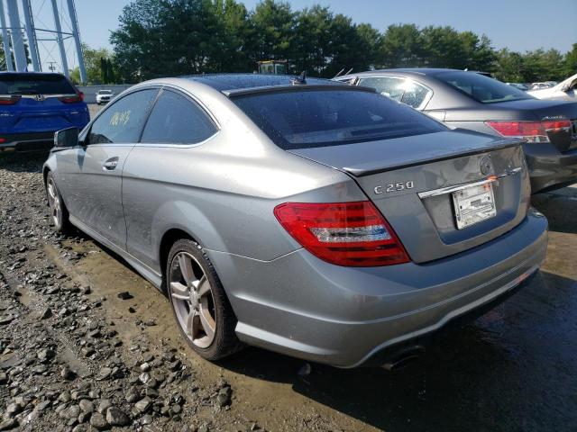 WDDGJ4HB1CF803030 - 2012 MERCEDES-BENZ C 250 SILVER photo 3