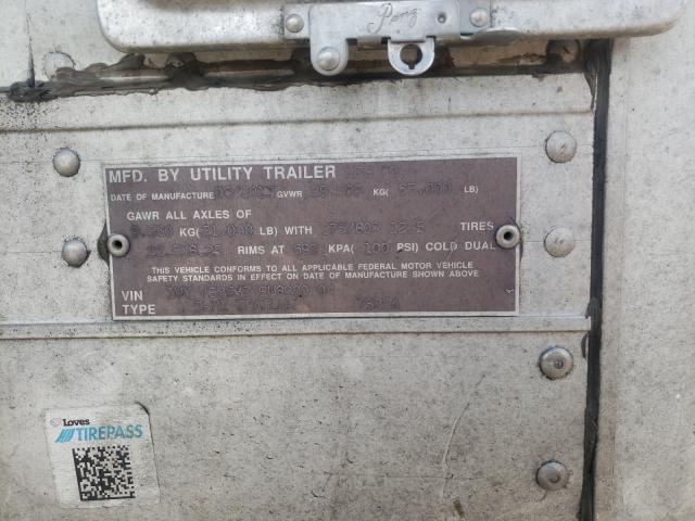 1UYVS2537EU822004 - 2014 UTILITY TRAILER WHITE photo 10