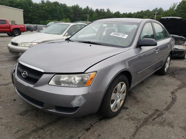 5NPET46C66H122296 - 2006 HYUNDAI SONATA GL GRAY photo 2