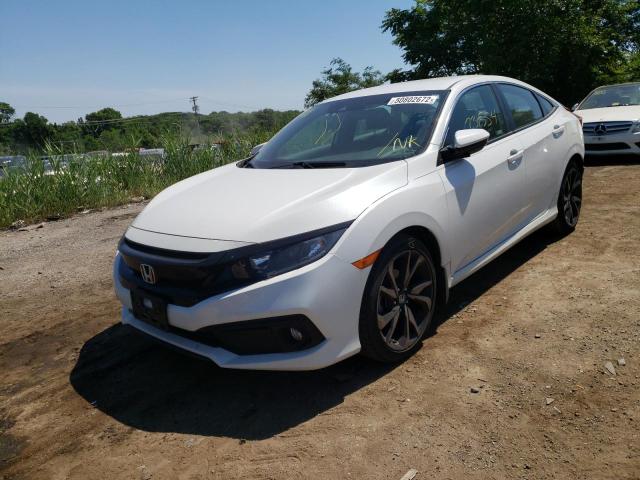 2HGFC2F80KH549255 - 2019 HONDA CIVIC SPOR 白色 照片 2