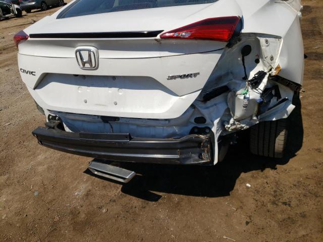 2HGFC2F80KH549255 - 2019 HONDA CIVIC SPOR 白色 照片 9