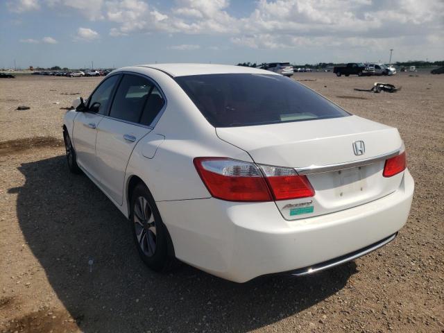 1HGCR2F34DA075169 - 2013 HONDA ACCORD LX WHITE photo 3