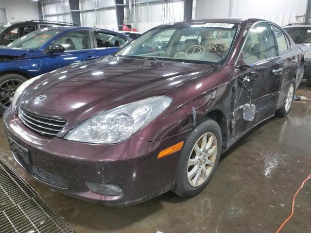 JTHBF30G230099302 - 2003 LEXUS ES 300 MAROON photo 2