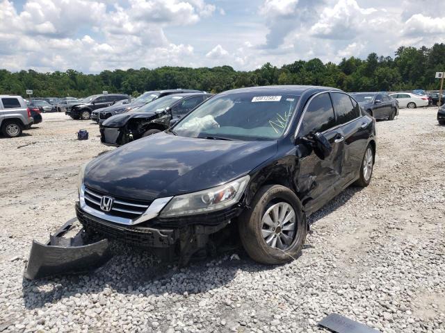 1HGCR3F88EA030402 - 2014 HONDA ACCORD EXL BLACK photo 2