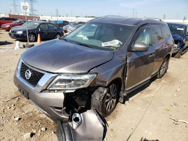5N1AR2MM9EC611276 - 2014 NISSAN PATHFINDER S  photo 2