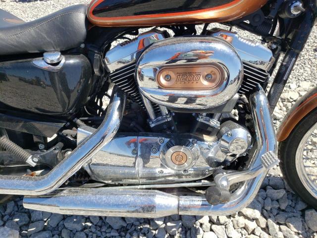 1HD1CT34X8K400528 - 2008 HARLEY-DAVIDSON XL1200 C A ORANGE photo 7