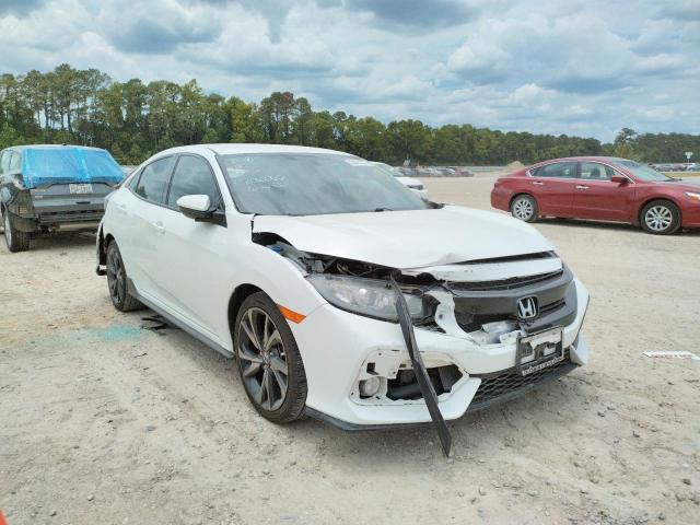 SHHFK7G46JU209878 - 2018 HONDA CIVIC SPOR WHITE photo 1