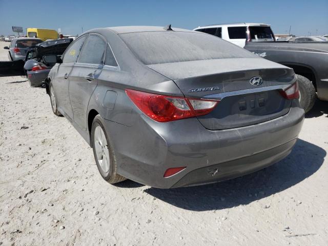 5NPEB4AC9EH820068 - 2014 HYUNDAI SONATA GLS GRAY photo 3