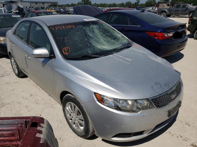 KNAFU4A22B5354384 - 2011 KIA FORTE EX SILVER photo 1