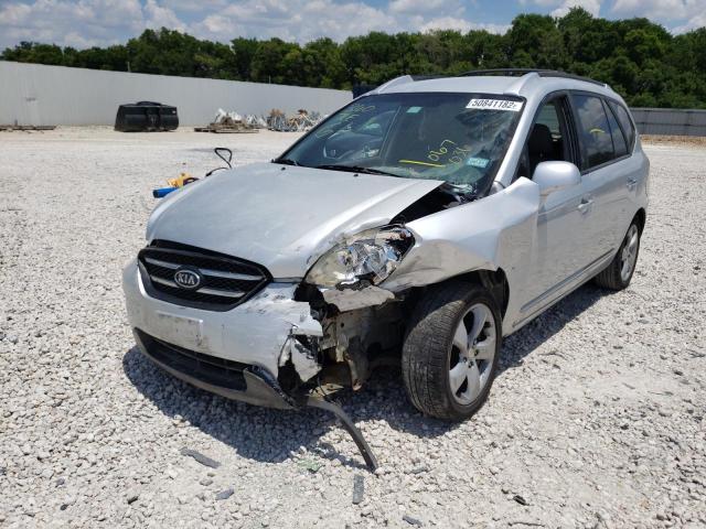 KNAFG526977067036 - 2007 KIA RONDO LX SILVER photo 2