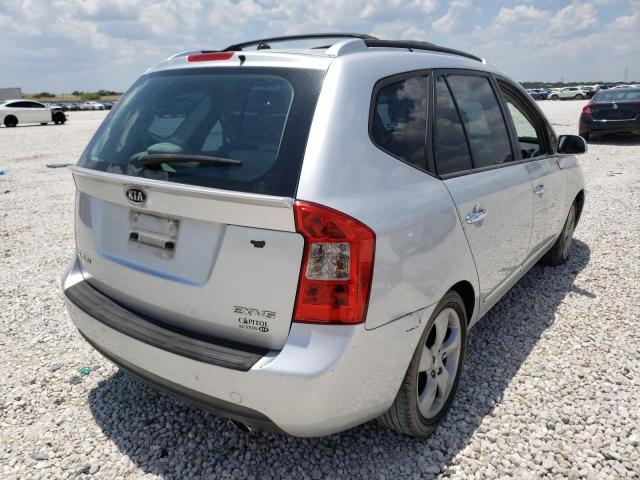 KNAFG526977067036 - 2007 KIA RONDO LX SILVER photo 4