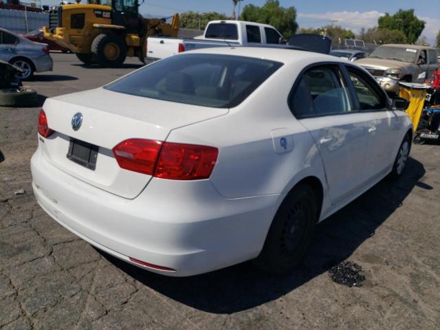 3VW2K7AJ0DM238305 - 2013 VOLKSWAGEN JETTA BASE 白色 照片 4