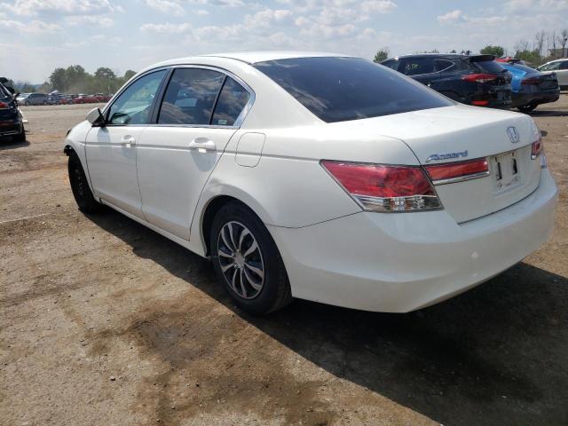 1HGCP2F38CA105083 - 2012 HONDA ACCORD LX WHITE photo 3