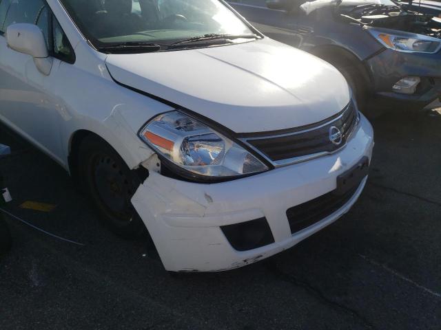 3N1BC1CP0CK290674 - 2012 NISSAN VERSA S WHITE photo 9