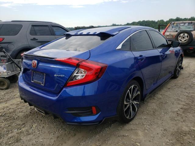 2HGFC2F8XLH520265 - 2020 HONDA CIVIC SPOR BLUE photo 4