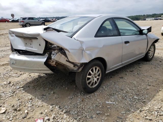 1HGEM22713L067128 - 2003 HONDA CIVIC HX SILVER photo 4