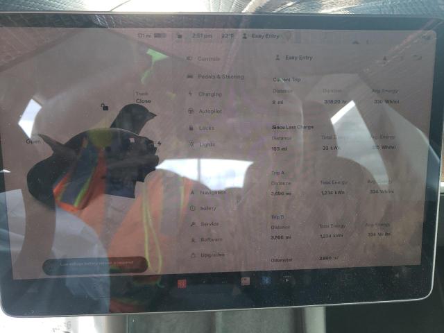 7SAYGDEF4NF382046 - 2022 TESLA MODEL Y Черный фото 8