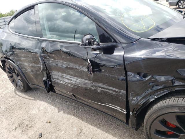 7SAYGDEF4NF382046 - 2022 TESLA MODEL Y Черный фото 9