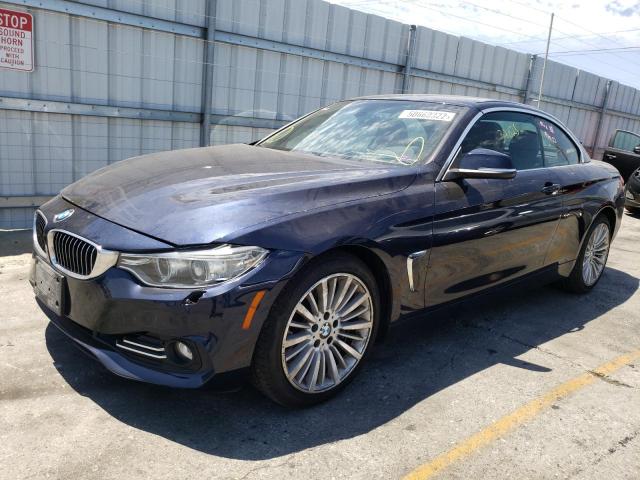 WBA3T3C51FP738285 - 2015 BMW 435 I BLUE photo 2