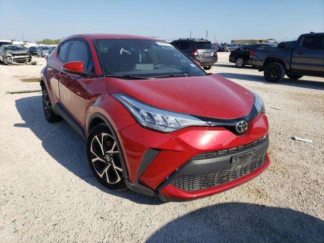 JTNKHMBXXL1069243 - 2020 TOYOTA C-HR XLE RED photo 1