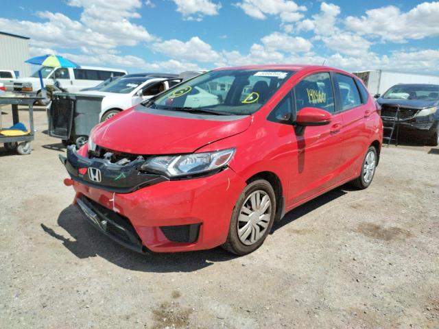 3HGGK5H50FM774956 - 2015 HONDA FIT LX RED photo 2