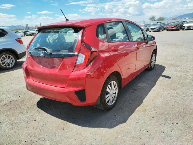 3HGGK5H50FM774956 - 2015 HONDA FIT LX RED photo 4