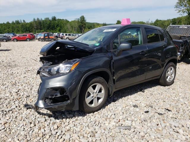 3GNCJNSB1KL317482 - 2019 CHEVROLET TRAX LS BLACK photo 2