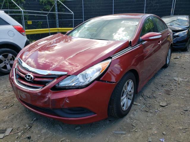 5NPEB4AC6EH846255 - 2014 HYUNDAI SONATA GLS  photo 2