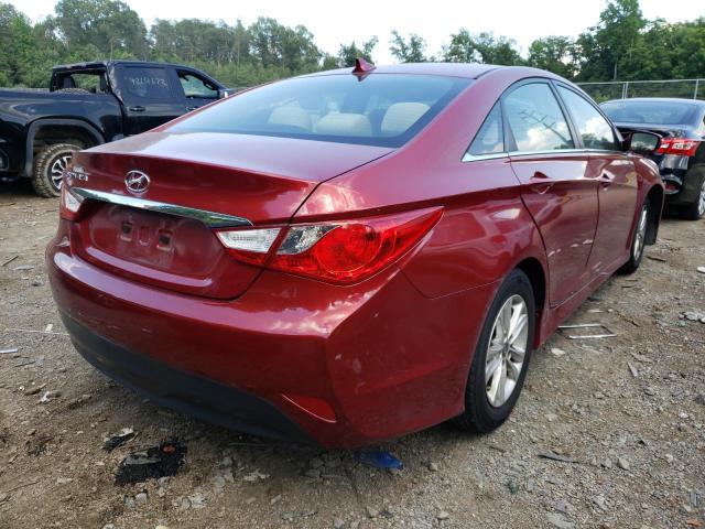 5NPEB4AC6EH846255 - 2014 HYUNDAI SONATA GLS  photo 4