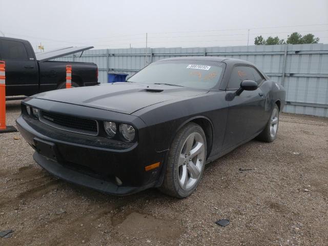 2C3CDYAG9CH189330 - 2012 DODGE CHALLENGER BLACK photo 2