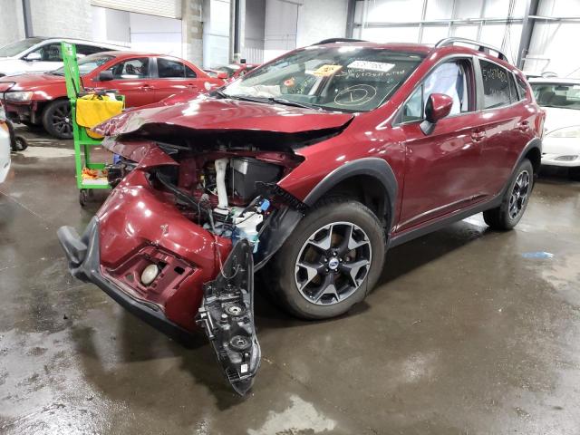 JF2GTABC3JG224523 - 2018 SUBARU CROSSTREK RED photo 2