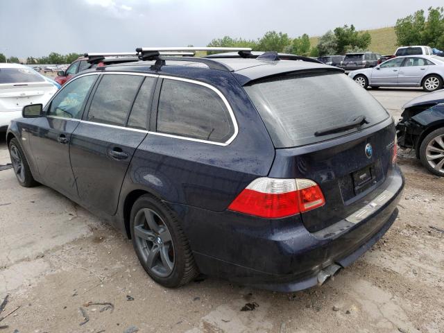 WBANN73596CN02890 - 2006 BMW 530 XIT BLUE photo 9