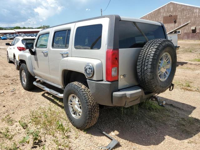 5GTDN13E278219711 - 2007 HUMMER H3 SILVER photo 3