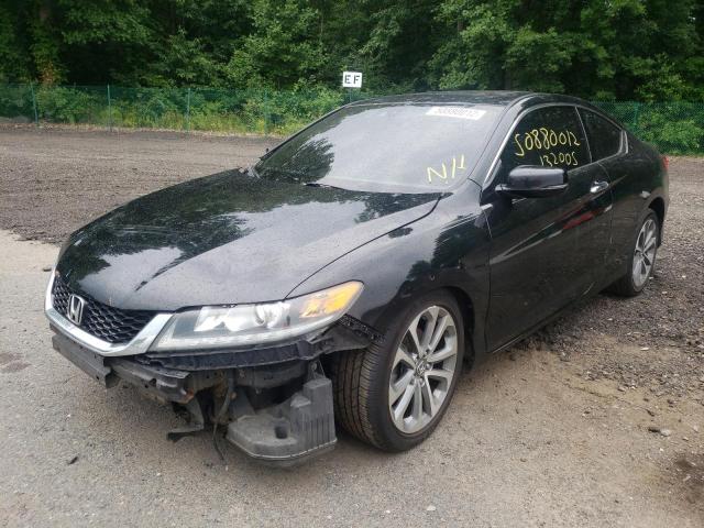 1HGCT2B81FA000855 - 2015 HONDA ACCORD EXL BLACK photo 2