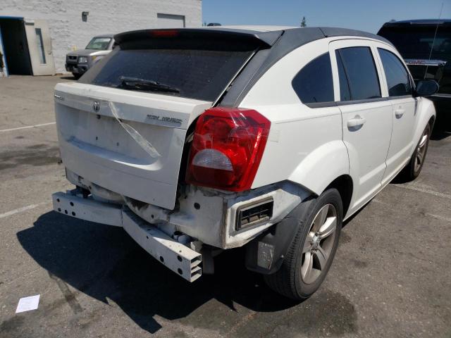 1B3CB4HA3AD544323 - 2010 DODGE CALIBER SX WHITE photo 4