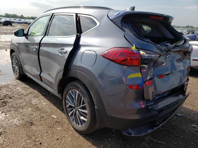 KM8J3CAL4MU309454 - 2021 HYUNDAI TUCSON GRAY photo 3