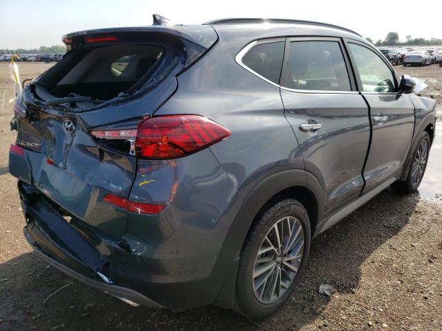 KM8J3CAL4MU309454 - 2021 HYUNDAI TUCSON GRAY photo 4