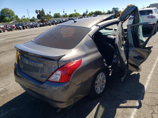 3N1CN7AP9GL836084 - 2016 NISSAN VERSA S/S GRAY photo 4