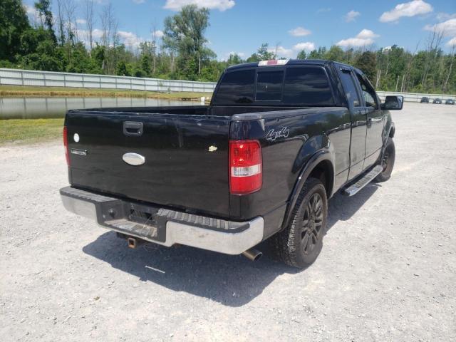 1FTPX14577FB90974 - 2007 FORD F150 BLACK photo 4