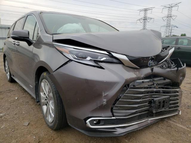 5TDERKEC4MS024248 - 2021 TOYOTA SIENNA LIM GRAY photo 1