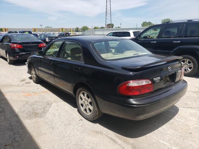 1YVGF22C015252491 - 2001 MAZDA 626 ES BLACK photo 3