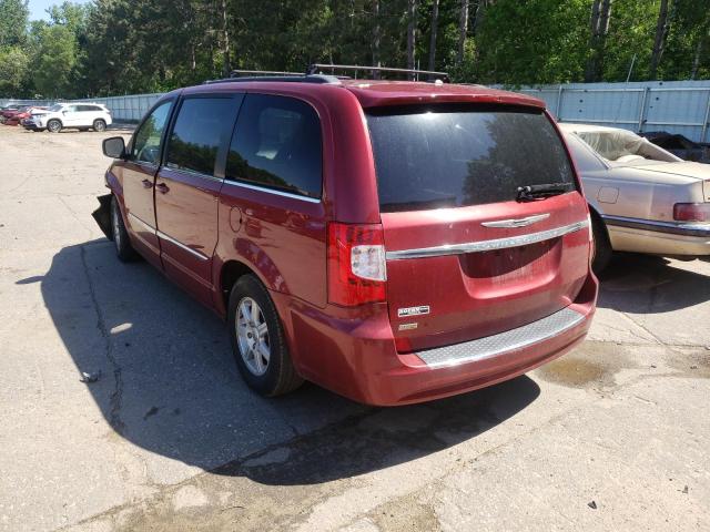 2C4RC1BG5CR309052 - 2012 CHRYSLER TOWN & COU RED photo 3