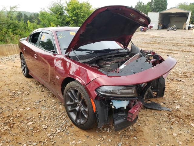 2C3CDXGJ8LH138253 - 2020 DODGE CHARGER SC MAROON photo 1