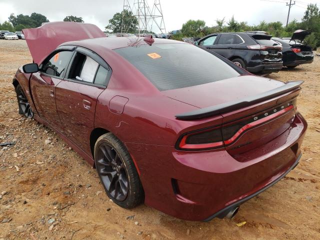 2C3CDXGJ8LH138253 - 2020 DODGE CHARGER SC MAROON photo 3